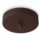 Cylindrical metal ceiling rose, Ø 120 mm — Cylindrical metal / Rust