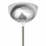 Hemispherical metal ceiling rose, Ø 100 mm — Chrome