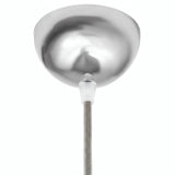 Hemispherical metal ceiling rose, Ø 100 mm — Chrome