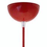 Hemispherical metal ceiling rose, Ø 100 mm — Red