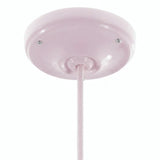 Porcelain ceiling rose with fixing kit, Ø 105 mm — Antique pink
