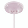 Porcelain ceiling rose with fixing kit, Ø 105 mm — Antique pink