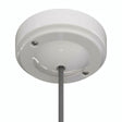 Minimalist porcelain ceiling rose, Ø 100 mm — White