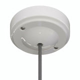 Minimalist porcelain ceiling rose, Ø 100 mm — White