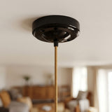 Minimalist porcelain ceiling rose, Ø 100 mm — Black