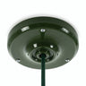 Porcelain ceiling rose with fixing kit, Ø 105 mm — Green