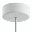 IP65 outdoor silicone ceiling rose, Ø 125 mm — White