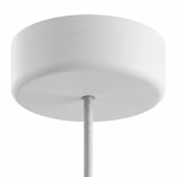 IP65 outdoor silicone ceiling rose, Ø 125 mm — White