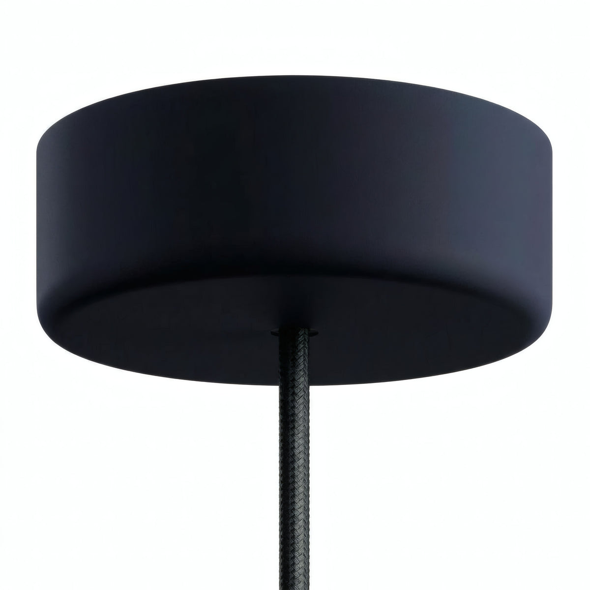 IP65 outdoor silicone ceiling rose, Ø 125 mm — Graphite