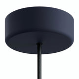 IP65 outdoor silicone ceiling rose, Ø 125 mm — Graphite