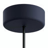 IP65 outdoor silicone ceiling rose, Ø 125 mm — Graphite