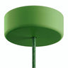 IP65 outdoor silicone ceiling rose, Ø 125 mm — Meadow green