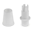 Conical cable grip for fabric cable — White