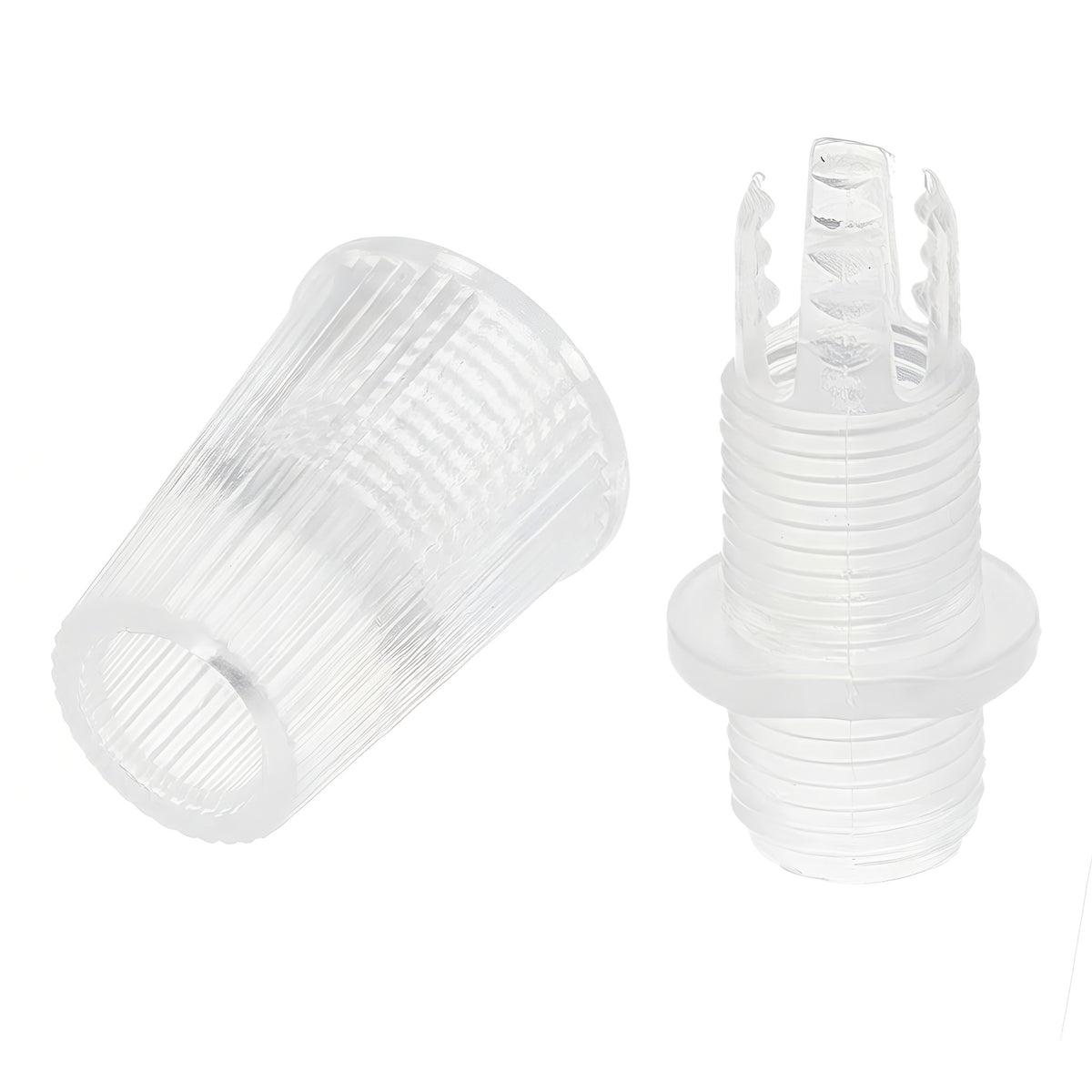 Conical cable grip for fabric cable — Clear