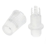 Conical cable grip for fabric cable — Clear