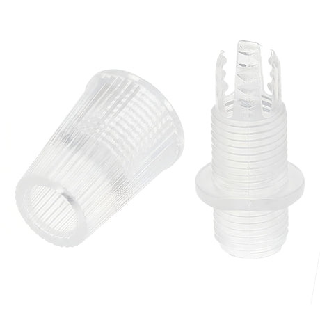 Conical cable grip for fabric cable — Clear