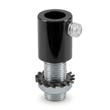 Cylindrical metal cable grip M10x1 with nut and washer