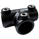 raccord à visser noir structure tubulaire