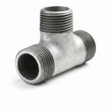Té égal 90° M/M/M fonte galvanisée - photo produit fond blanc 4