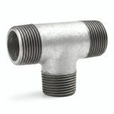Té égal 90° M/M/M fonte galvanisée - photo produit fond blanc 5