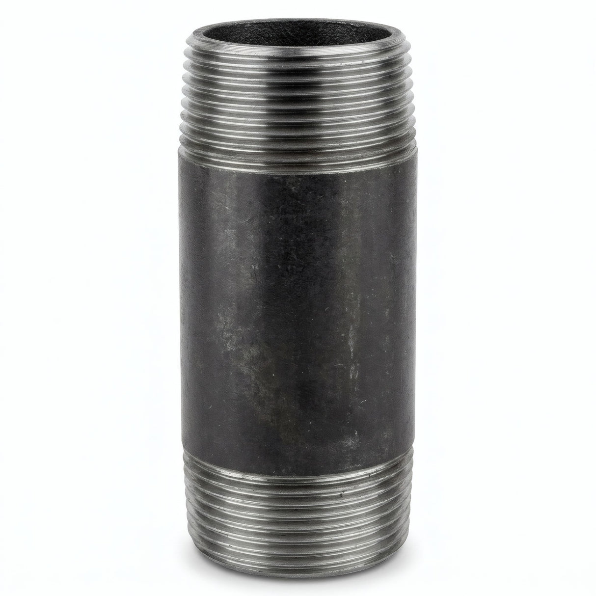 Tube 1''1/4 - 33x42mm acier noir - fileté - photo produit fond blanc 4