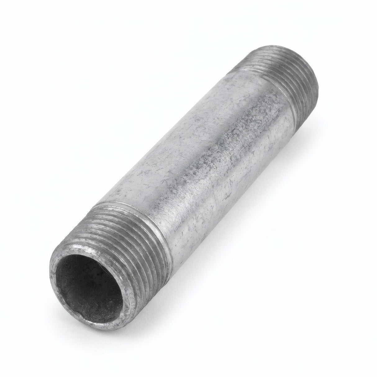 Tube 1/2'' - 15x21mm acier galvanisé - fileté - photo produit fond blanc 7