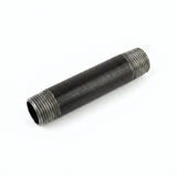 Tube 1/2'' - 15x21mm acier noir - fileté - photo produit fond blanc 2