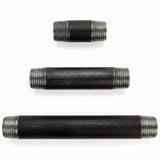 Tube 1/2'' - 15x21mm acier noir - fileté - photo produit fond blanc 6