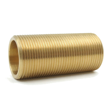 Brass wall pass-through tube