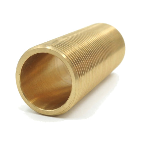Brass threaded wall-through tube - brass threaded tube for wall penetration