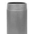 Tube acier noir fileté 102x114mm plomberie