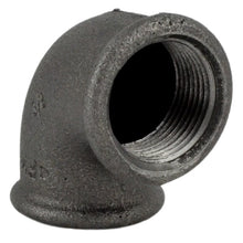 Elbow small radius 90° F/F black cast iron