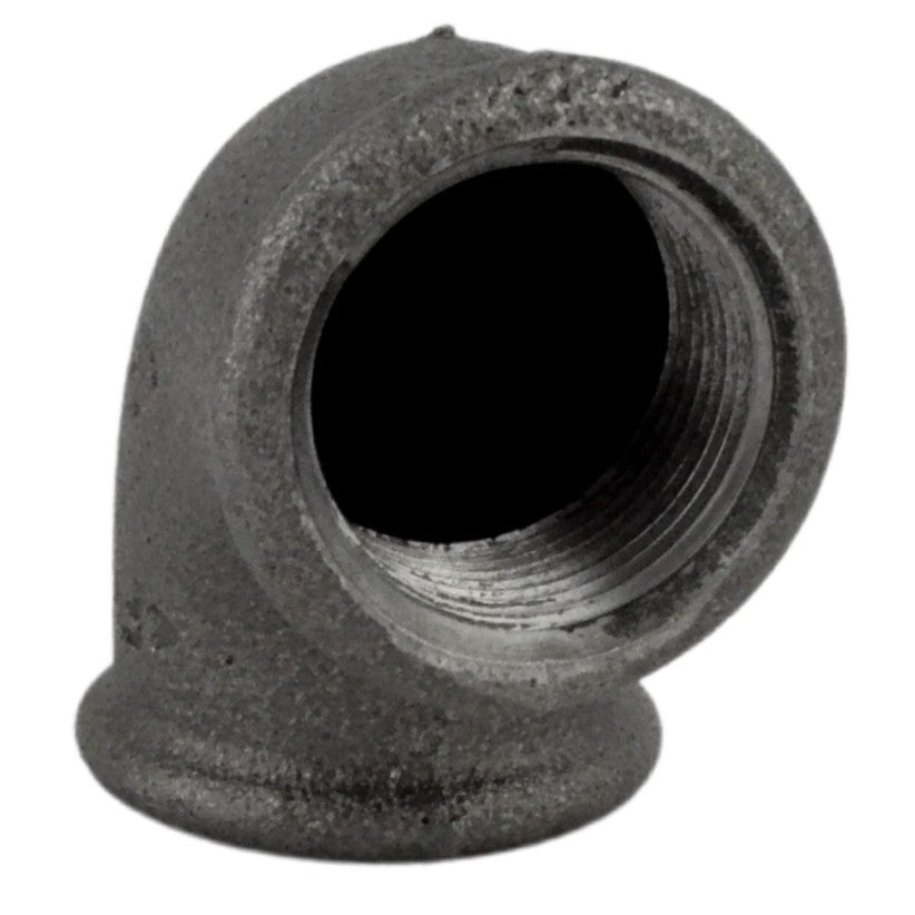 Elbow small radius 90° F/F black cast iron