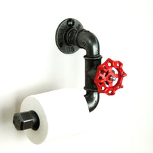 Toilet paper holders valve style | Model 3, large cast iron handwheel