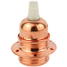 Copper E27 socket for lamp