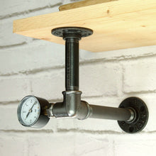 Shelf bracket lateral inclined pressure gauge | Model 1