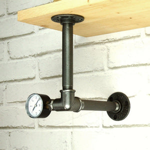 Shelf bracket lateral inclined pressure gauge | Model 1