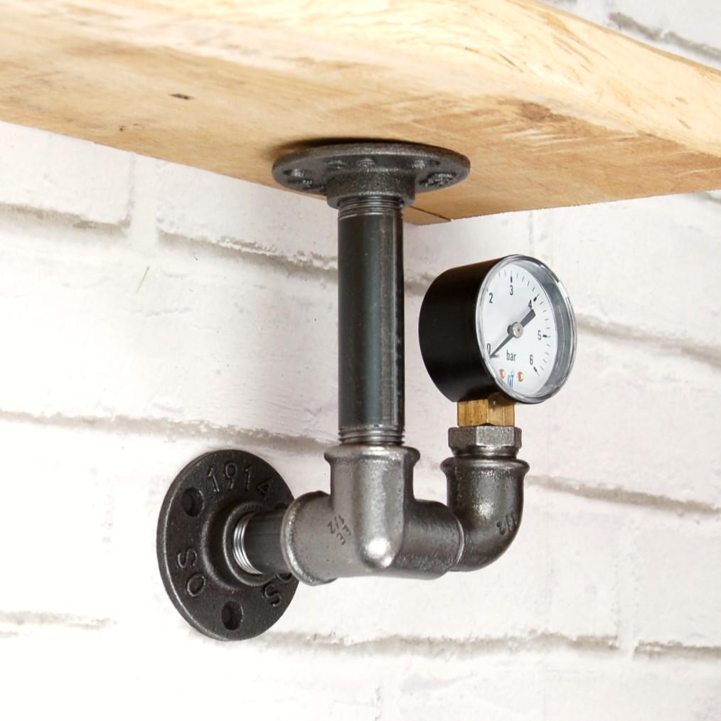 Lateral pressure gauge shelf bracket | Model 1