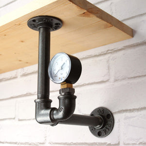 Lateral pressure gauge shelf bracket | Model 1