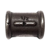 Right/Left Sleeve FF black cast iron 1/2" Ø21 threaded on threads