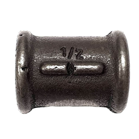 Right/Left Sleeve FF black cast iron 1/2" Ø21 threaded on threads