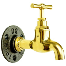 Coat hooks, Wall coat hooks with tap in bright brass