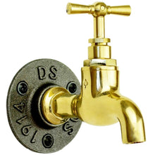 Coat hooks, Wall coat hooks with tap in bright brass