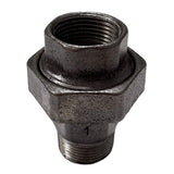 Raccord fonte noire union conique Mal/Fem