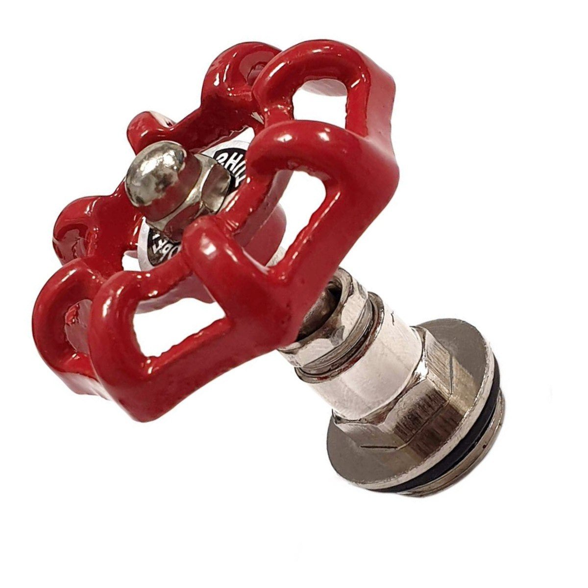 Deco valve head | red handwheel
