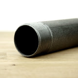 custom black steel threaded tube 33x42mm 33/42mm 1''1/4 (inch)