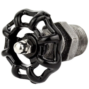 52mm black handwheel on nipple